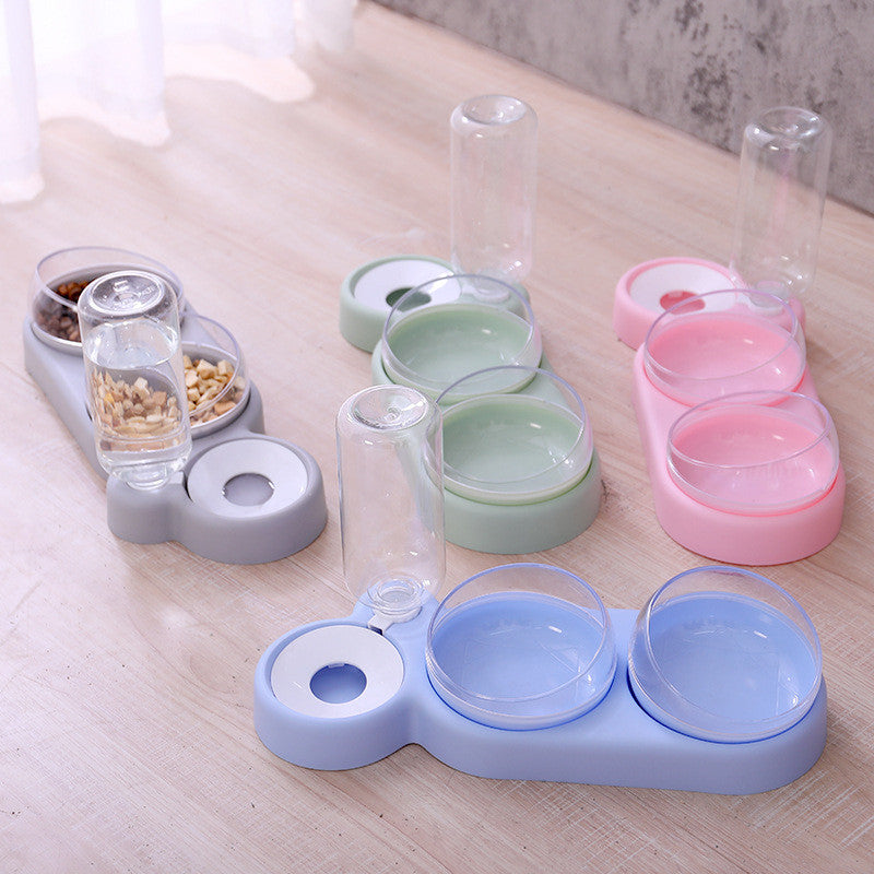 3-in-1 Pet Feeder with Automatic Water Dispenser 1