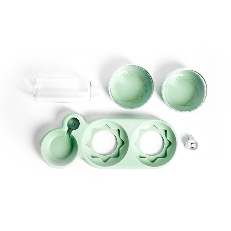 3-in-1 Pet Feeder with Automatic Water Dispenser up