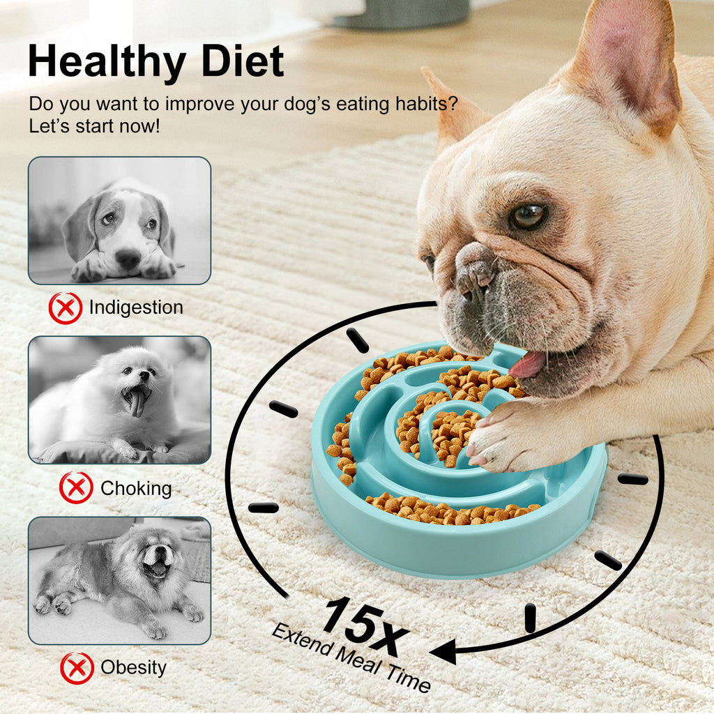  Anti-Choke Slow Feeder Bowl for Dogs & Cats3