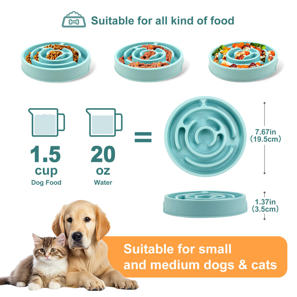  Anti-Choke Slow Feeder Bowl for Dogs & Cats details
