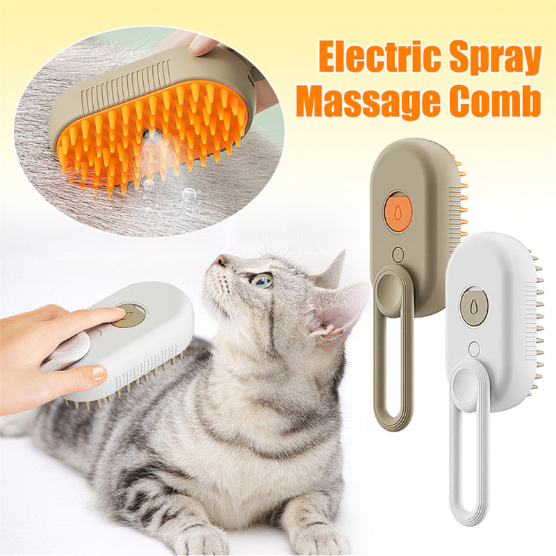 Electric 3-in-1 Spray Massage Comb