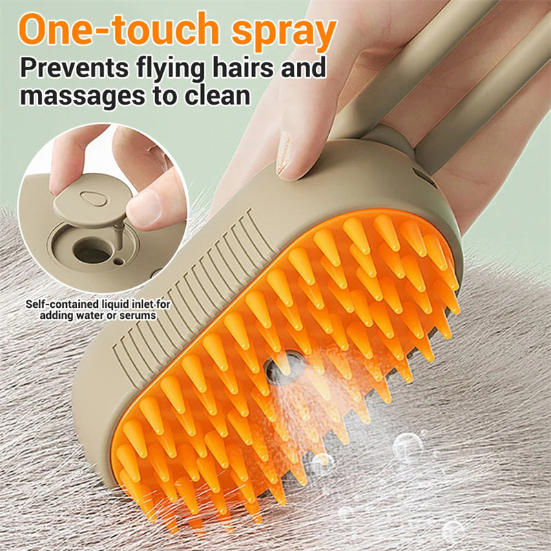 Electric 3-in-1 Spray Massage Comb 2