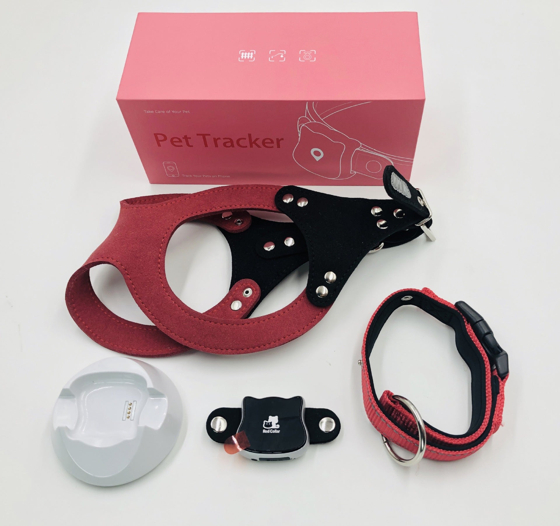 GPS Pet Tracker with Harness & Collar Set