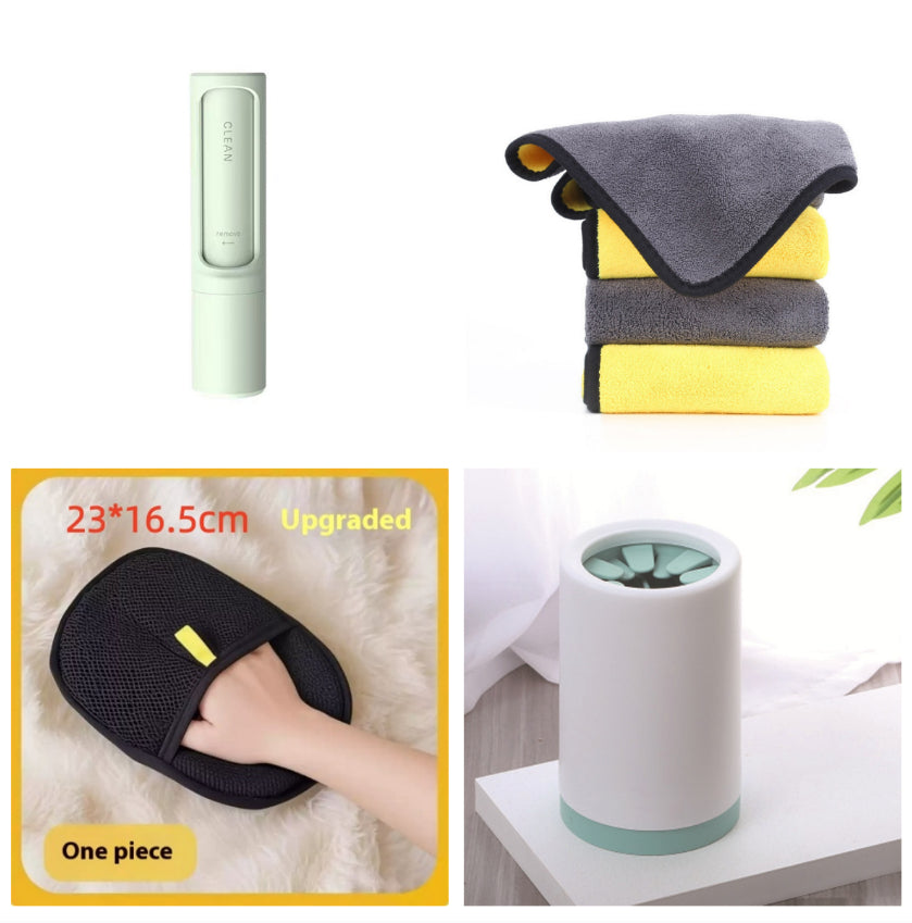 Portable Silicone Pet Paw Cleaner set